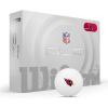 Wilson 2025 Duo Soft NFL Golf Ball – 12 Balls, White, Atlanta Falcons(Arizona Cardinals)