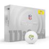 Wilson 2025 Duo Soft NFL Golf Ball – 12 Balls, White, Atlanta Falcons(Los Angeles Rams)