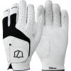 Wilson Staff Men’s Conform Golf Glove – White/Black(Medium-Large)
