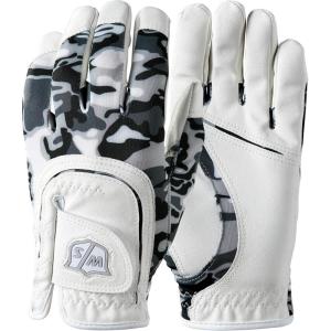 Wilso Staff Junior Fit All Camo Golf Glove(Black/White)