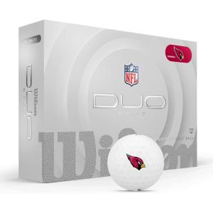 Wilson 2025 Duo Soft NFL Golf Ball – 12 Balls, White, Atlanta Falcons(Arizona Cardinals)