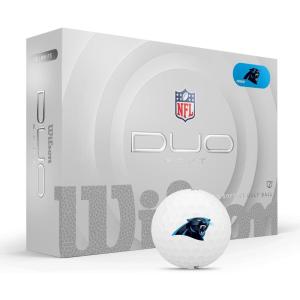 Wilson 2025 Duo Soft NFL Golf Ball – 12 Balls, White, Atlanta Falcons(Carolina Panthers)
