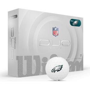 Wilson 2025 Duo Soft NFL Golf Ball – 12 Balls, White, Atlanta Falcons(Philadelphia Eagles)