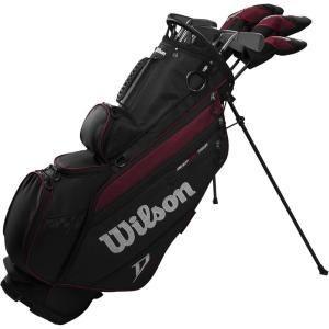 Wilson Deep Red Tour Complete Set with Stand Bag(Deep Red Tour (Black))