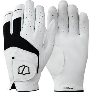 Wilson Staff Men’s Conform Golf Glove – White/Black(Medium-Large)