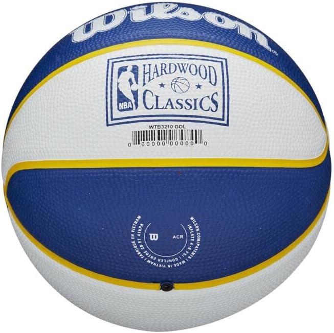 imageWilson NBA Team Retro Mini Basketballs Mini Size 3Golden State Warriors