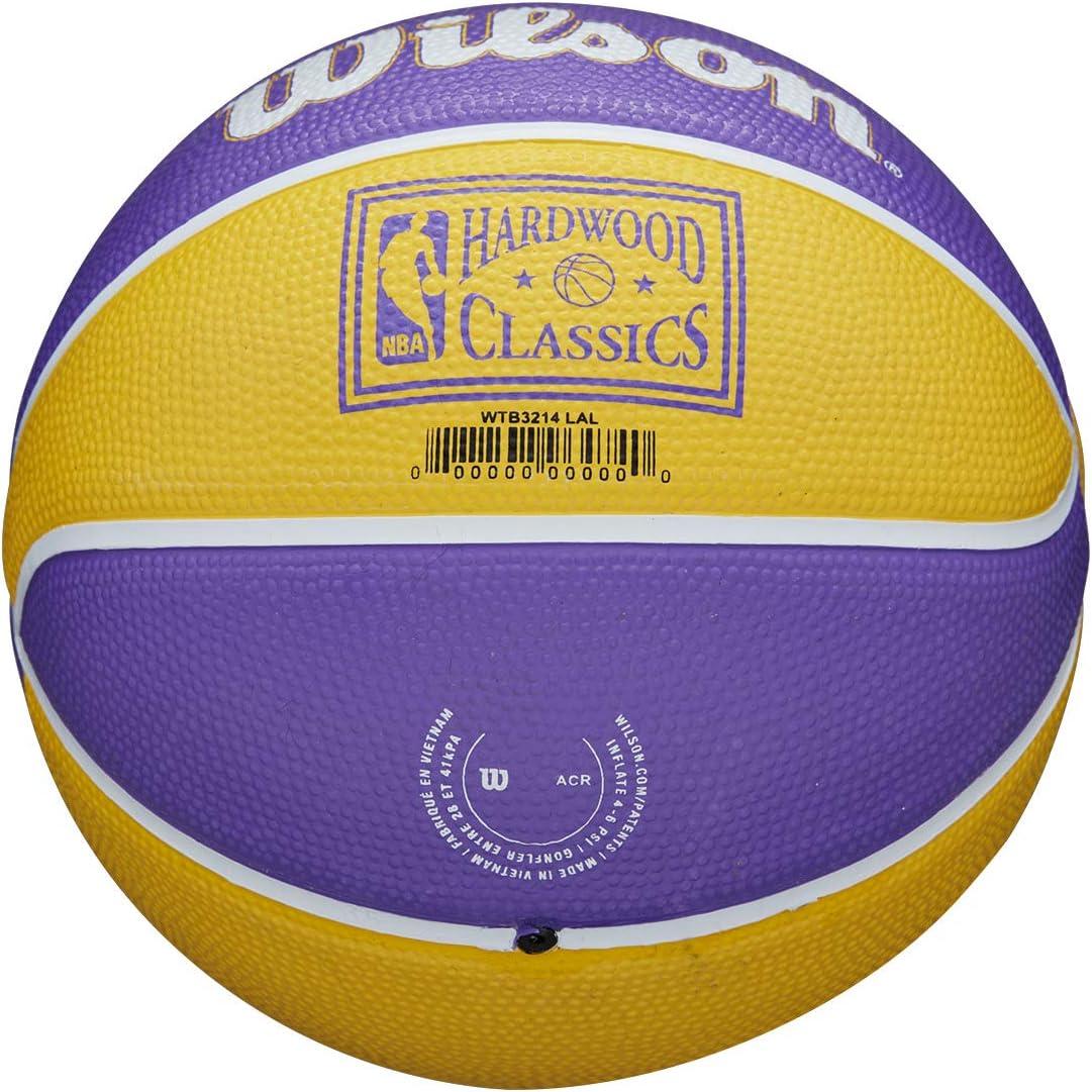imageWilson NBA Team Retro Mini Basketballs Mini Size 3Los Angeles Lakers