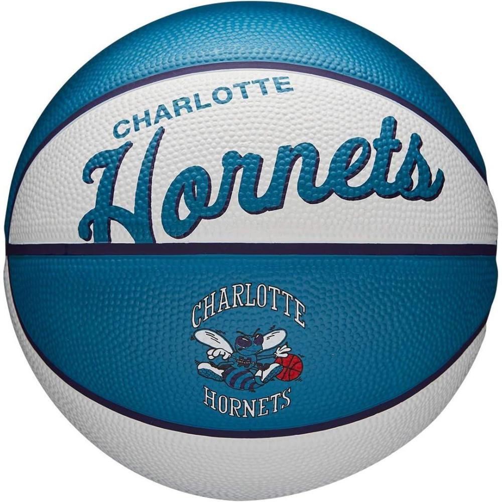 imageWilson NBA Team Retro Mini Basketballs Mini Size 3Charlotte Hornets