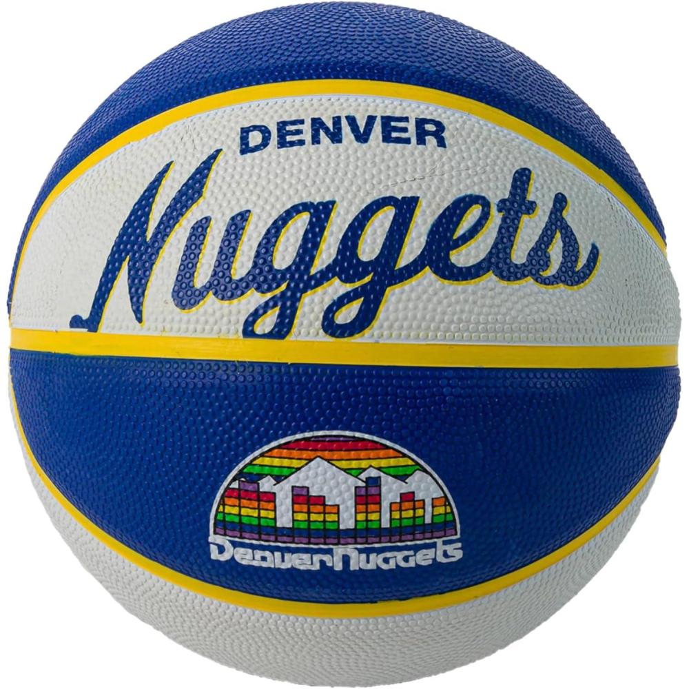 imageWilson NBA Team Retro Mini Basketballs Mini Size 3Denver Nuggets