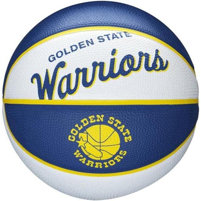 imageWilson NBA Team Retro Mini Basketballs Mini Size 3Golden State Warriors