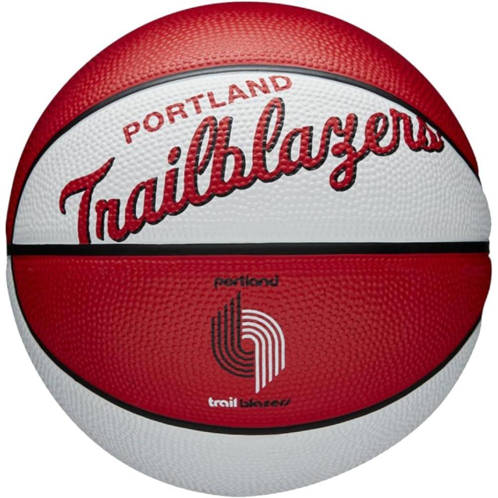 imageWilson NBA Team Retro Mini Basketballs Mini Size 3Portland Tail Blazers