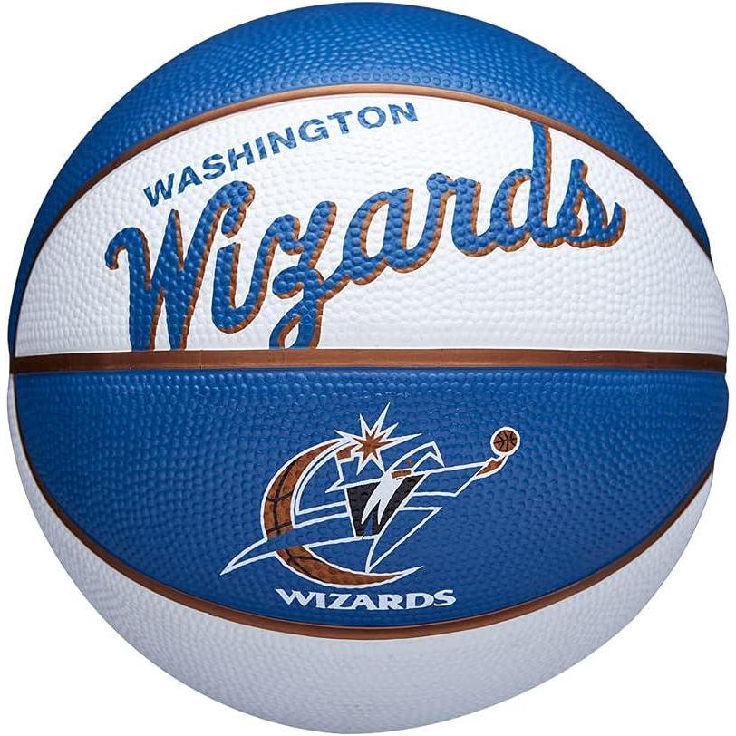 imageWilson NBA Team Retro Mini Basketballs  Mini Size  3Washington Wizards