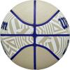 Wilson NBA DRV Outdoor Basketball with Pump(Dazzle Camo Beige/Blue)
