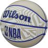 Wilson NBA DRV Outdoor Basketball with Pump(Dazzle Camo Beige/Blue)