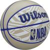 Wilson NBA DRV Outdoor Basketball with Pump(Dazzle Camo Beige/Blue)