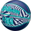 Wilson NBA DRV Outdoor Basketball with Pump(Dazzle Camo Indigo/Teal)
