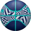 Wilson NBA DRV Outdoor Basketball with Pump(Dazzle Camo Indigo/Teal)