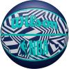 Wilson NBA DRV Outdoor Basketball with Pump(Dazzle Camo Indigo/Teal)