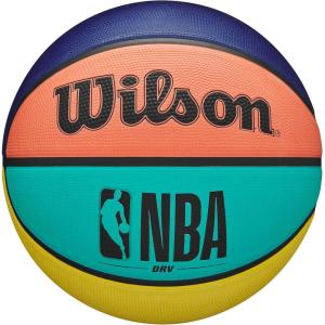 Wilson NBA DRV Outdoor Basketball with Pump(Alternating Bright)