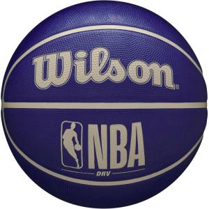 Wilson NBA DRV Outdoor Basketball with Pump(Indigo/Beige)
