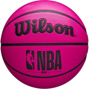 Wilson NBA DRV Outdoor Basketball with Pump(Pink)
