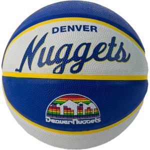 Wilson NBA Team Retro Mini Basketballs – Mini Size – 3″(Denver Nuggets)