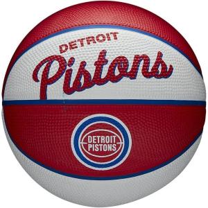 Wilson NBA Team Retro Mini Basketballs – Mini Size – 3″(Detroit Pistons)