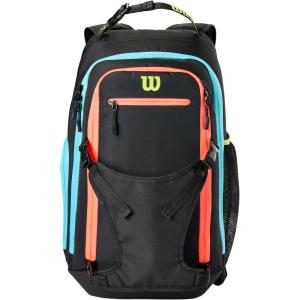 Wilson OPTX Volleyball Backpack – Black/Yellow(Black/Aqua/Green)