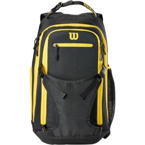Wilson OPTX Volleyball Backpack – Black/Yellow(Black/Yellow)