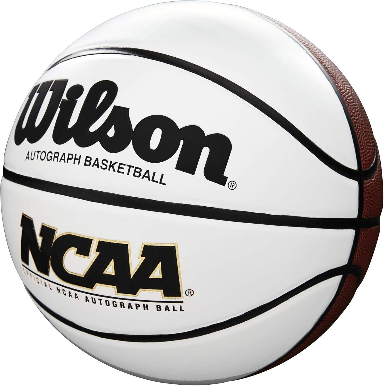 imageWilson Autograph Basketball NCAA and NonNCAA 295 and MiniNCAA Autograph