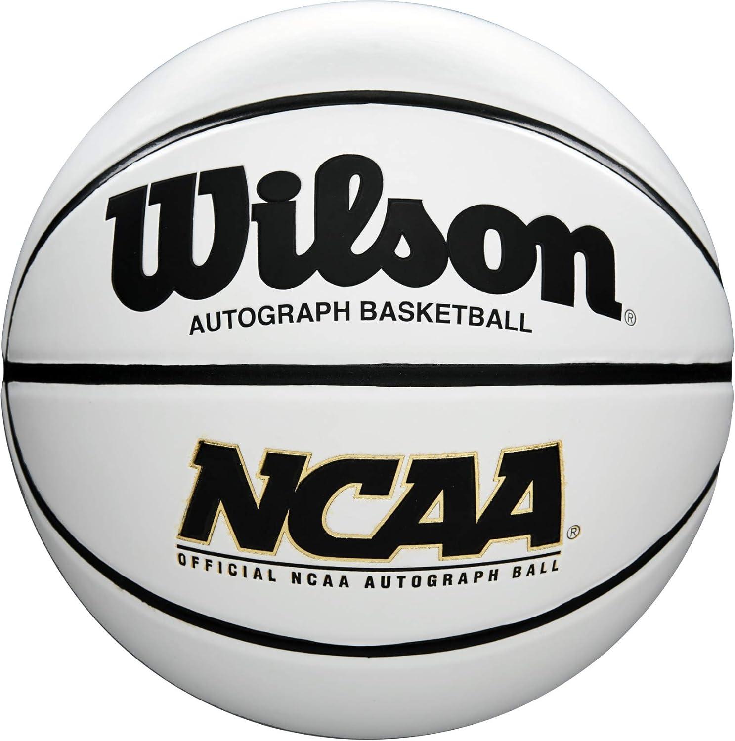 imageWilson Autograph Basketball NCAA and NonNCAA 295 and MiniNCAA Autograph