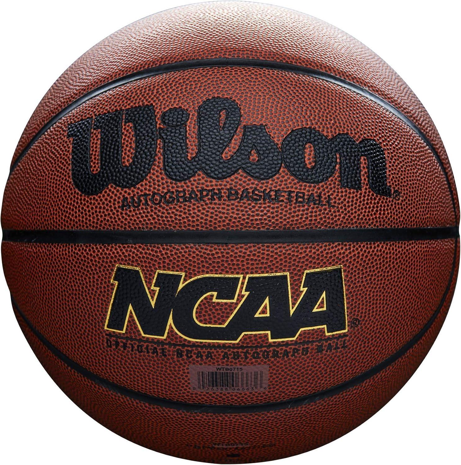 imageWilson Autograph Basketball NCAA and NonNCAA 295 and MiniNCAA Autograph
