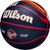 Wilson WNBA Caitlin Clark Fever Rising Basketball – Navy/Red, Size 6-28.5″