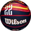 Wilson WNBA Caitlin Clark Fever Rising Basketball – Navy/Red, Size 6-28.5″