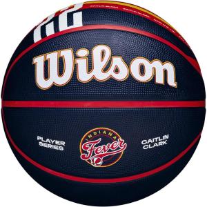 Wilson WNBA Caitlin Clark Fever Rising Basketball – Navy/Red, Size 6-28.5″