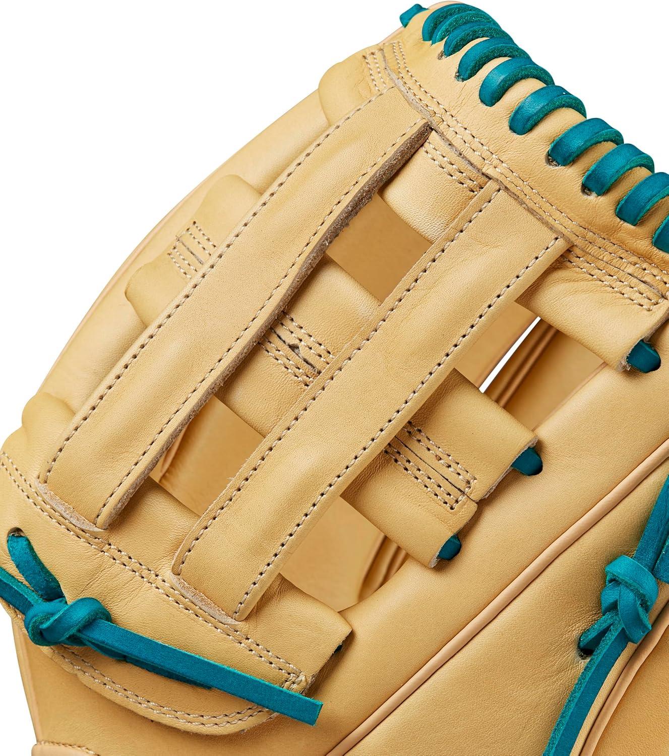 imageWilson Fall 2024 A1000 Infield Baseball GlovesBlondeTealOrange