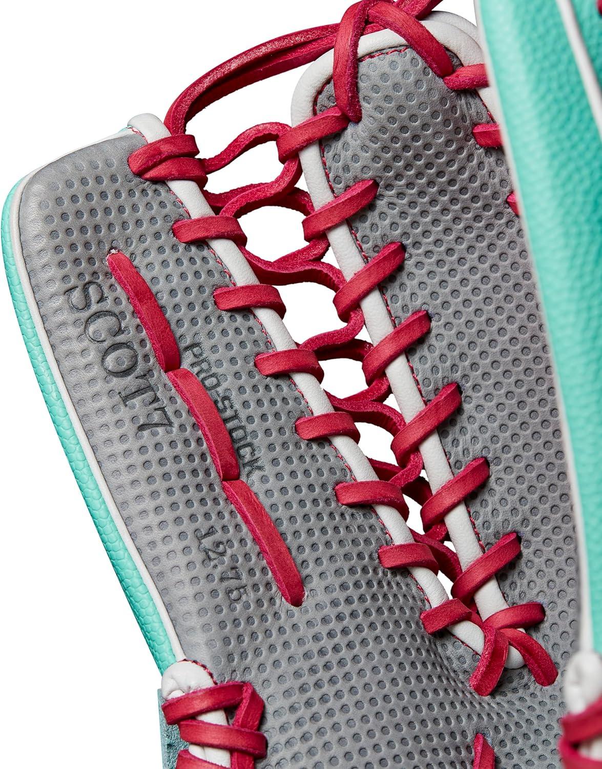 imageWilson Spring 2025 A2000 Baseball GlovesSeafoamFlamingoWhite