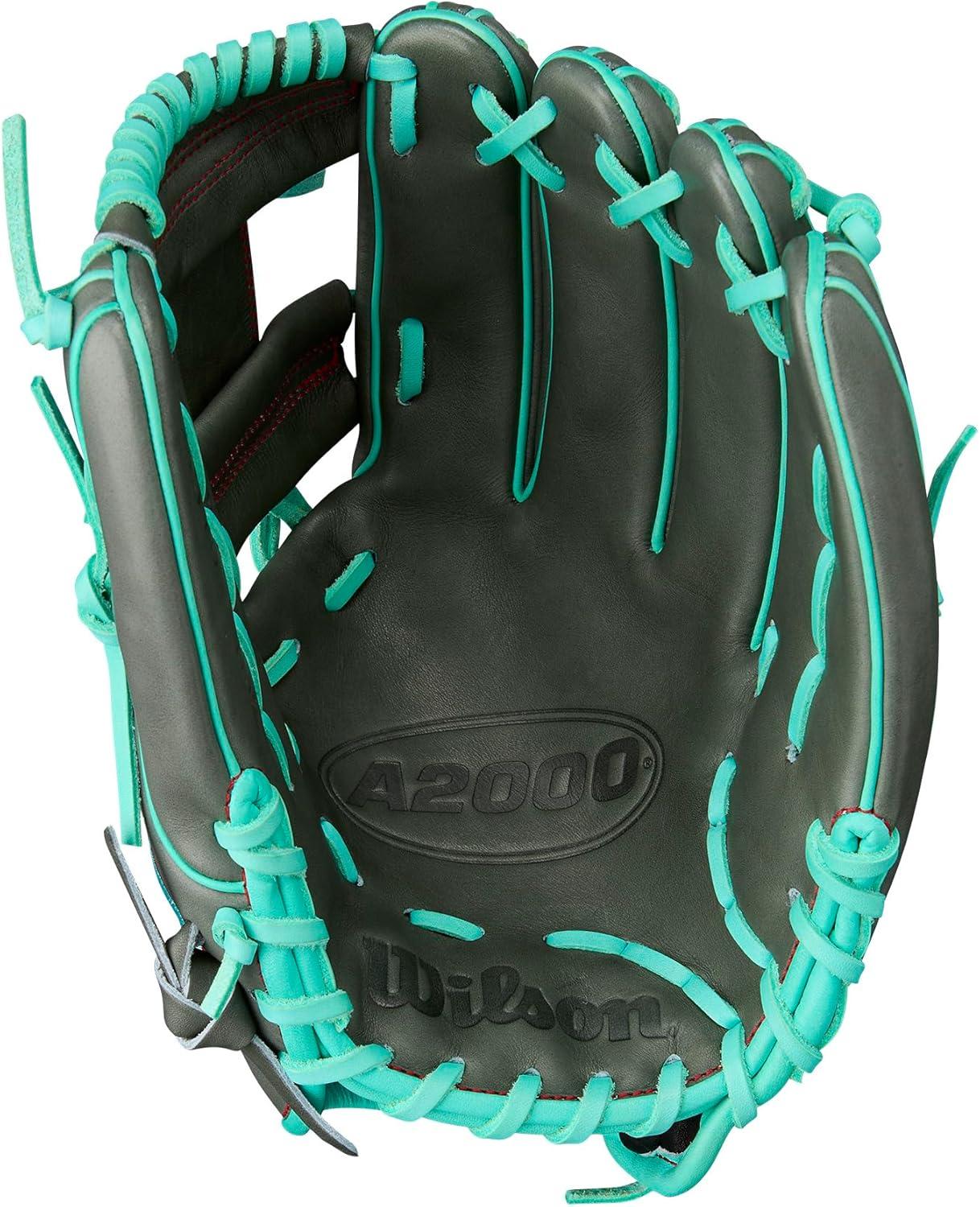 imageWilson Summer 2025 A2000 Baseball GlovesCharcoalSeafoamRed