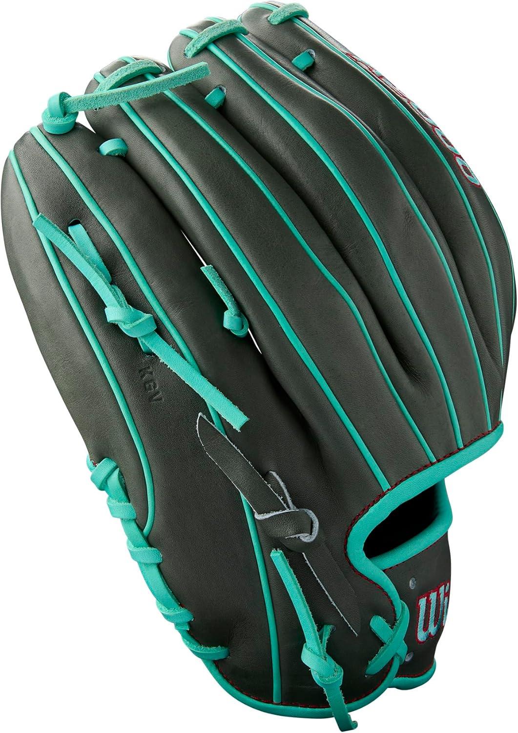 imageWilson Summer 2025 A2000 Baseball GlovesCharcoalSeafoamRed