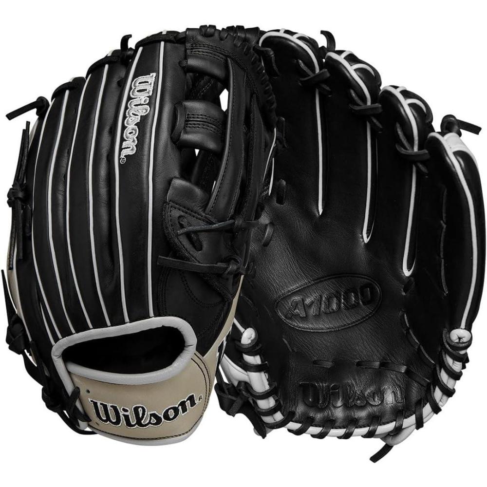 imageWilson Fall 2024 A1000 Outfield Baseball GlovesBlackGreyRed