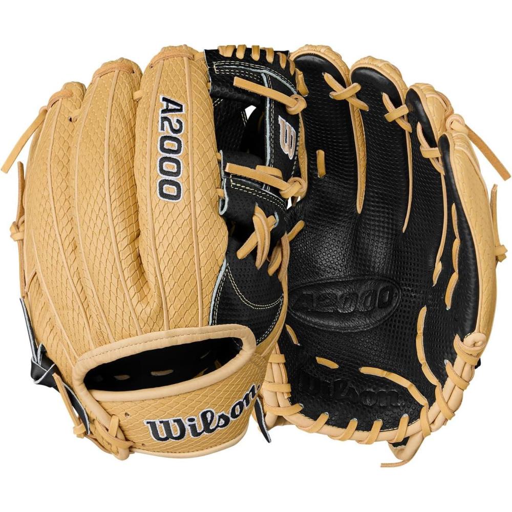 imageWilson Summer 2025 A2000 Baseball GlovesBlondeBlack