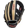Wilson 2023 A500 Youth Baseball Glove(Black/Blonde/Red)
