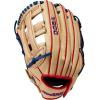 Wilson 2023 A500 Youth Baseball Glove(Blonde/Red/Royal)