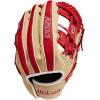 Wilson 2023 A500 Youth Baseball Glove(Blonde/Red/White)