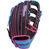 Wilson 2026 A1000 Baseball Gloves(Black/Cool Blue/Flamingo Pink)