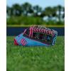 Wilson 2026 A1000 Baseball Gloves(Black/Cool Blue/Flamingo Pink)