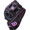 Wilson 2026 A1000 Baseball Gloves(Black/Flamingo Pink/Cool Blue)