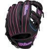 Wilson 2026 A1000 Baseball Gloves(Black/Flamingo Pink/Cool Blue)