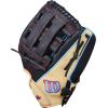Wilson 2026 A450 Baseball Gloves(Black/Cool Blue/Red)