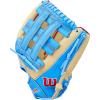 Wilson 2026 A450 Baseball Gloves(Blonde/Cool Blue/Red)